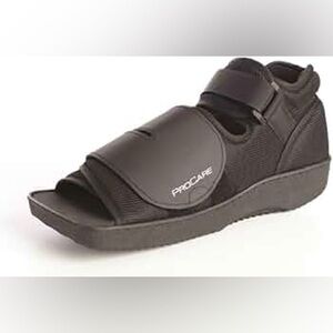 Procare square toe post op shoe size M